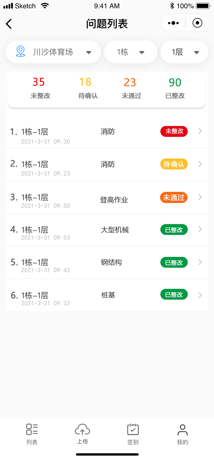 施工安全管理 項目安全巡檢
